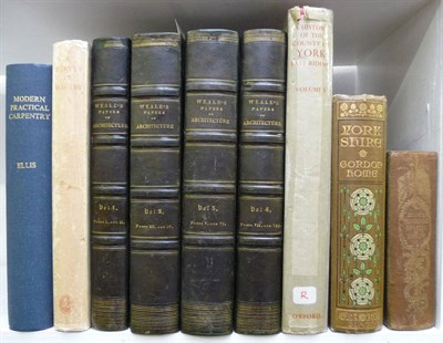 Lot 5 - Weale (John) Quarterly Papers on Architecture, 1844-5, 4 vols., 4to., coloured and b/w plates...