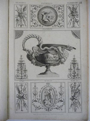 Lot 56 - Pergolesi (Michele Angelo) [?Design for Various Ornaments], 1777-84, a collection of 43 plates,...