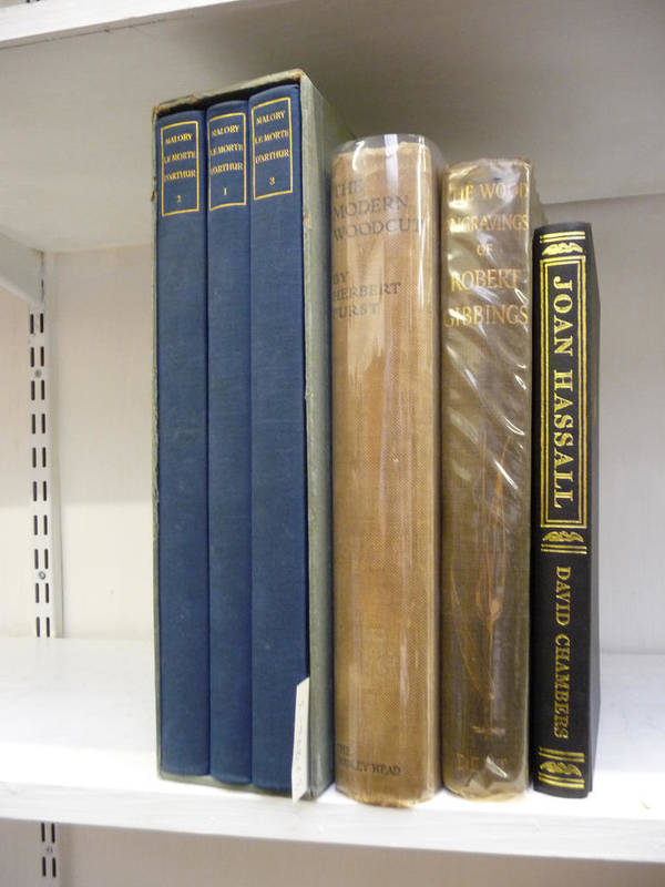 Lot 66 - Malory (Thomas) Le Morte d'Arthur, 1936, Limited Editions Club/Golden Cockerel Press, 3 vols.,...