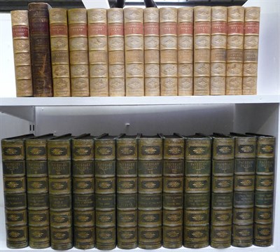 Lot 89 - Scott (Walter) Waverley Novels, 1842-7, Abbotsford edition, 12 vols., marbled edges, half...