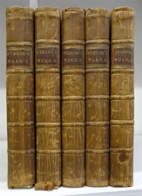 Lot 134 - Sterne (Laurence) The Works of Laurence Sterne, 1769, 15 vols. bound as 5, 3rd edition,...