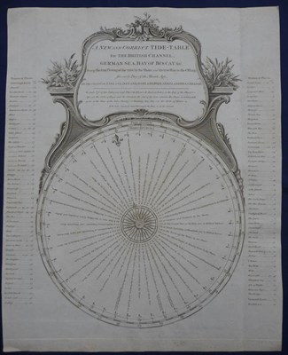 Lot 146 - Tide Table A New and Correct Tide-Table for the British Channel, German Sea, Bay of Biscay &c.,...