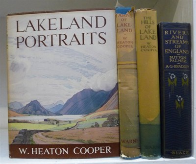 Lot 160 - Cooper (W. Heaton) Lakeland Portraits, 1954, first edition, signed, dust wrapper; id., The Tarns of