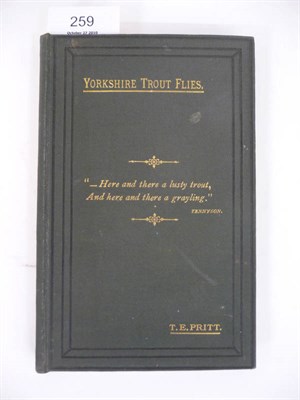 Lot 259 - Pritt (T.E.) Yorkshire Trout Flies, 1885, numbered first edition, 12 plates (11 hand-coloured),...