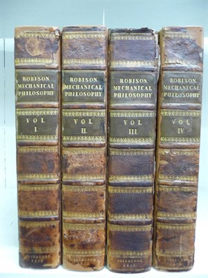 Lot 336 - Robison (John) A System of Mechanical Philosophy, 1822, 4 vols., 50 folding plates (title...