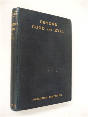 Lot 347 - Nietzsche (Friedrich) Beyond Good & Evil, Prelude to a Philosophy of the Future, 1907, Foulis...