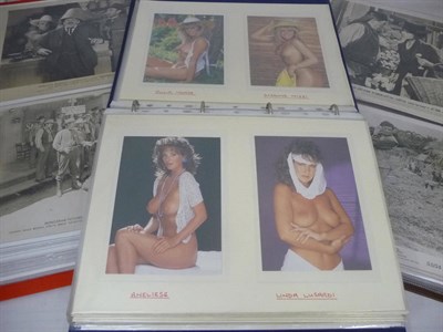 Lot 350 - Page Three Pin-Ups, an album containing one hundred and twenty three photographs of page three...