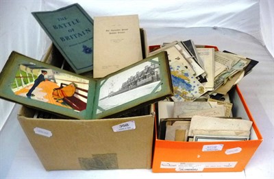 Lot 358 - A Large Collection of Postcards, Photographs and Ephemera, mainly pre-war, including items relating