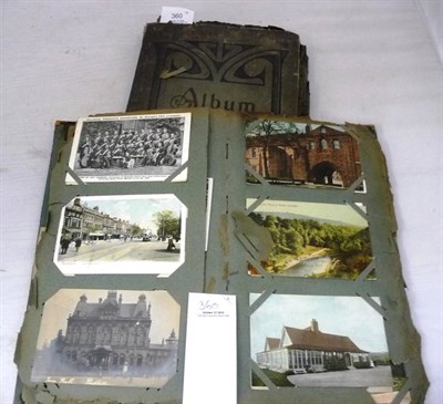 Lot 360 - A Collection of Edwardian Cards, mainly topographical, including 'Not Port Sunlight Works on Fire'