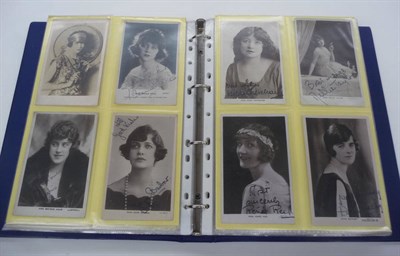 Lot 373 - Signed Actors and Actresses, an album containing two hundred and forty four autographed...