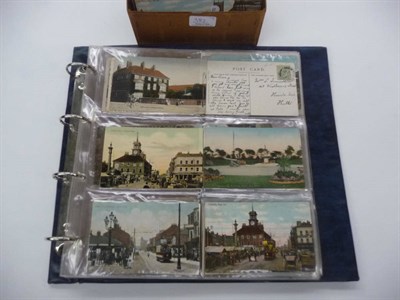 Lot 382 - An Album of Middlesborough, Stockton and Surrounding Areas Postcards, containing one hundred...