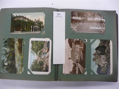 Lot 387 - An Album of Mainly Edwardian Postcards, containing approximately three hundred and sixty cards,...