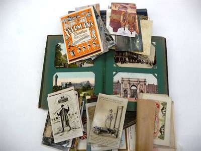 Lot 390 - Mixed Early Cards, including six Edwardian and later Doncaster Racecourse cards, two 'Opening...