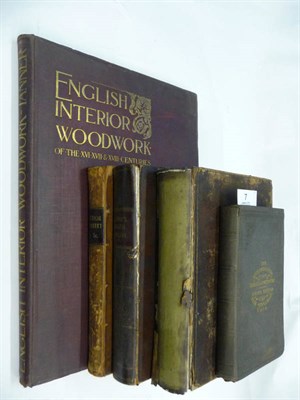 Lot 7 - Tanner (Henry) English Interior Woodwork of the XVI, XVII & XVIIIth Centuries, 1902, folio, plates