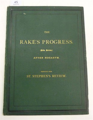 Lot 45 - Political Satire The Rake's Progress (New Series), after Hogarth, nd., Conservative Press...