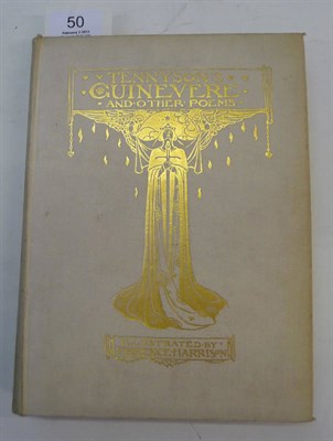 Lot 50 - Tennyson (Alfred) Guinevere and Other Poems, 1912, 24 tipped-in colour plates by Florence Harrison
