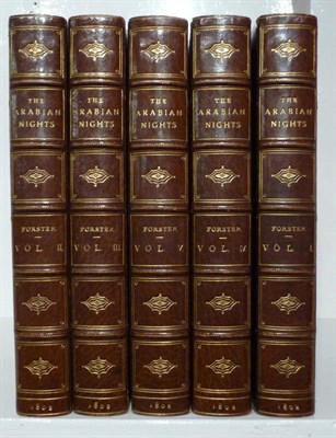 Lot 53 - Forster (Edward) (transl.) The Arabian Nights, 1802, 5 vols., 24 engraved plates after Robert...