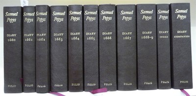 Lot 68 - Pepys (Samuel) The Diary of Samuel Pepys, 1860 - 1869, 2003, Folio Society, eleven vols., edited by