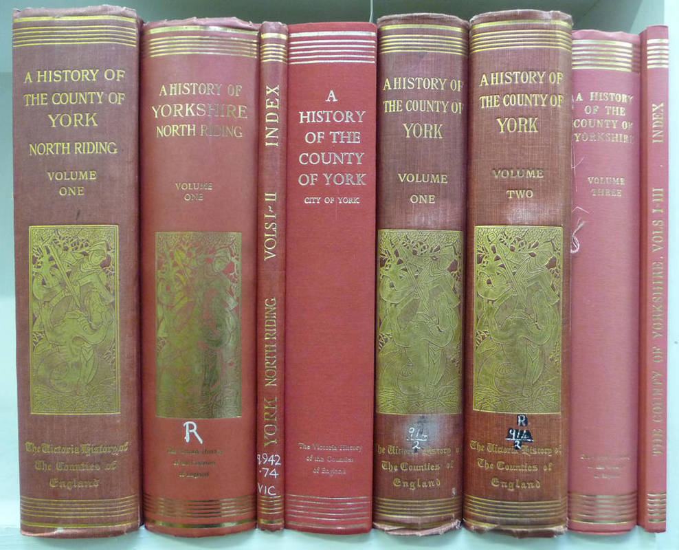 Lot 102 - The Victoria History of the Counties of England The Victoria History of the County of York, Volumes