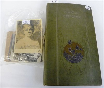 Lot 215 - An Album of Edwardian Postcards, containing approximately four hundred and thirty cards, mainly...