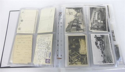 Lot 224 - Over Two Hundred Mixed Postcards, both pre and post war, including a quantity of locomotives,...