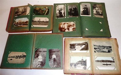 Lot 225 - Four Albums of Edwardian Postcards, containing approximately three hundred cards, including...