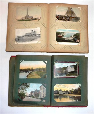 Lot 226 - Two Albums of Edwardian Postcards, containing approximately two hundred and sixty cards, mainly...