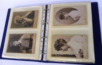 Lot 233 - Fifty Two Victorian Cabinet Photographs of Actors and Actresses, some signed, including Sidney...