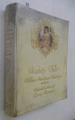 Lot 35 - Thackeray (William Makepeace) Vanity Fair, nd., 20 tipped-in colour plates after Lewis Baumer,...