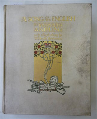 Lot 36 - Kipling (W. Heath) A Song of the English, nd., 4to., 30 tipped-in colour plates by W Heath...