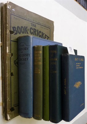 Lot 102 - Fry (C.B.) The Book of Cricket, nd. [c1899], folio, in 16 parts, original wraps (worn); Harris...