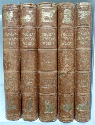 Lot 130 - Bewick (Thomas) Memorial Edition of Thomas Bewick's Works, 1885-7, 5 vols, comprising History...