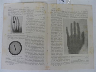 Lot 153 - Rontgen (Wilhelm Conrad) On A New Kind of Rays, 23rd January 1896, the first English language paper