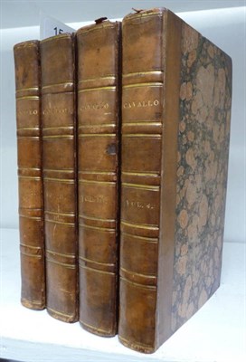 Lot 154 - Cavallo (Tiberius) The Elements of Natural or Experimental Philosophy, 1803, 4 vols., 29...