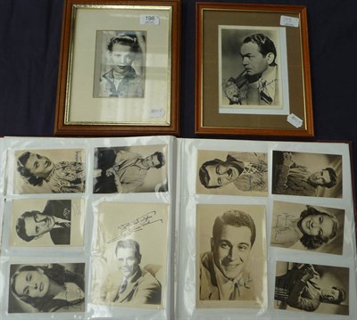 Lot 198 - A Collection of Photographs of Actors and Actresses, some signed, including Honor Blackman and...