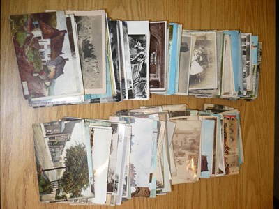 Lot 220 - A Box of Mixed Postcards, both pre and post war, mainly UK topography, also overseas...