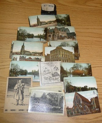 Lot 225 - Forty Three Pre-War Colour Printed Postcards of Middlesbrough, includes some duplication; Other...