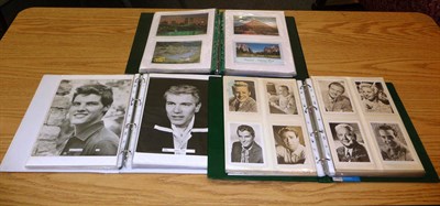 Lot 234 - An Album of Film Stars, containing one hundred and sixty black & white postcards and...