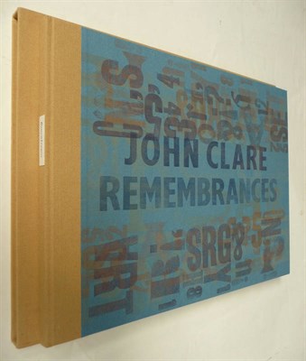 Lot 40 - Clare (John) Remembrances, 2003, Tern Press, oblong folio, numbered ltd. edition of 25 copies,...