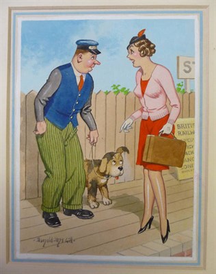 Lot 50 - McGill (Donald) - Original Artwork  ''What an odd looking dog. What breed is it?'', ''Well...