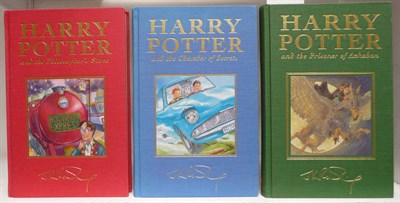 Lot 55 - Rowling (J.K.) Harry Potter and the Philosopher's Stone, 1999, Bloomsbury deluxe edition, first...