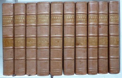 Lot 62 - Pepys (Samuel) The Diary of Samuel Pepys, 1904-00-03, George Bell, 10 vols., edited by Henry B....