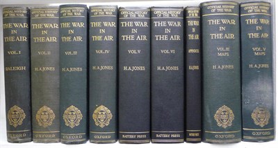 Lot 101 - Raleigh (Walter) & Jones (H.A.) The War in the Air, Being the Story of the part played in the Great