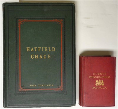 Lot 104 - Tomlinson (John) The Level of Hatfield Chace & Parts Adjacent, 1882, folio, 2 folding maps, 12...