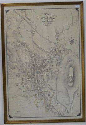 Lot 124 - Hoggarth (Henry) Plan of the Town of Kendal in the County of Westmorland .., 1853, lithographed...