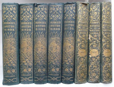 Lot 177 - Morris (F.O.) A History of British Birds, volumes 1-3, 5-6, 1870, 5 vols. (of 6), 302 hand-coloured