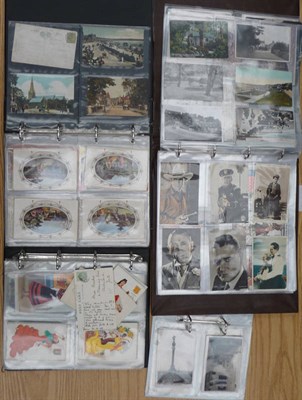 Lot 224 - A Collection of Mixed Postcards, approximately three hundred and fifty cards, mainly pre-war,...