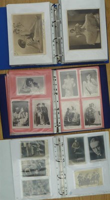 Lot 231 - An Album of Guttenberg Series Postcards of Actors and Actresses, containing one hundred and...