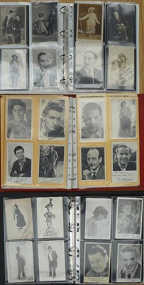 Lot 234 - Three Albums of Postcards and Photographs of Mixed Actors and Entertainers, containing...