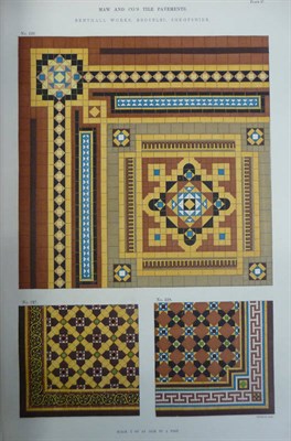 Lot 13 - Maw & Co. Geometrical and Roman Mosaics, Encaustic Tile Pavements and Enamelled Wall...